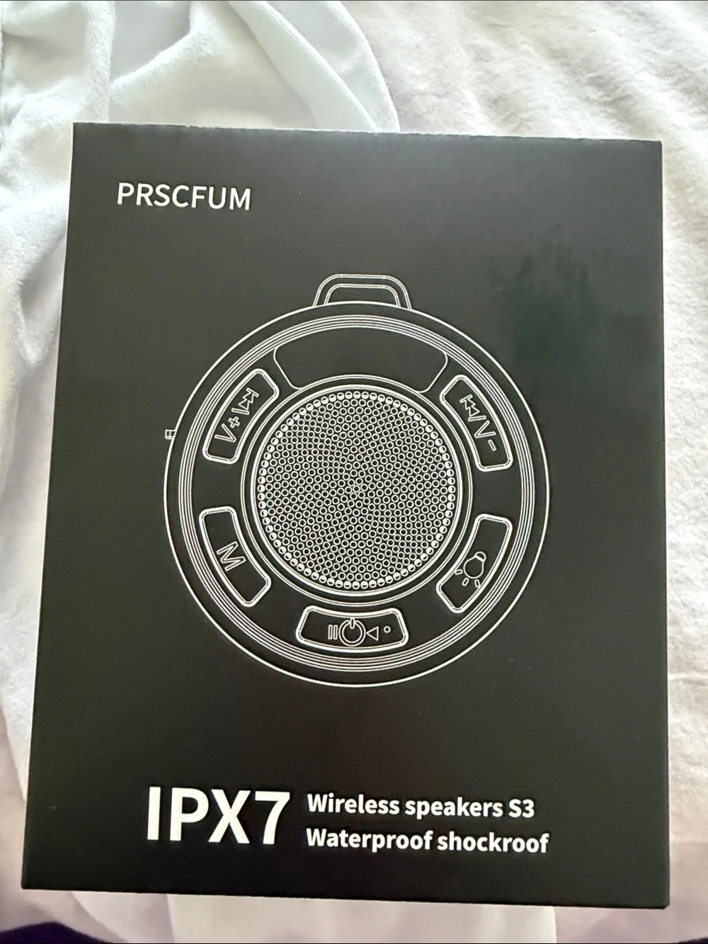 IPX7 Waterproof Shockproof Wireless Speaker - Black